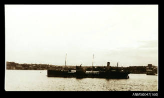 SS RONA, Colonial Sugar Refining Company (CSR), anchored in Sydney Harbour