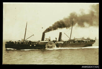 SS NAMOI, Hunter River Steam Navigation Company paddle steamer