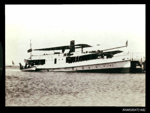 TSS ZEPHYR docked at a jetty