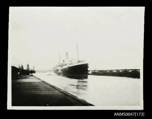 TSS KAROOLA in a harbour