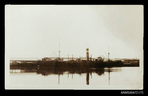 SS CITY OF BIRMINGHAM docked at a wharf