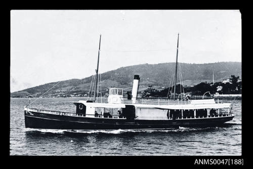 SS VICTORY underway in a harbour