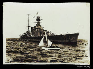 HMS HOOD on its visit to Australia in 1924