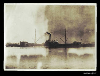 SS KOORINGA moored at a wharf