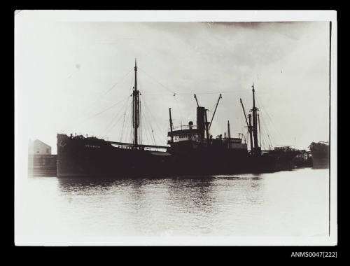 SS GOULBURN docked at a wharf