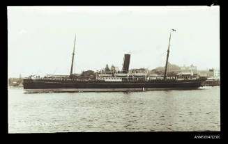 SS ZEALANDIA passing Circular Quay, Sydney