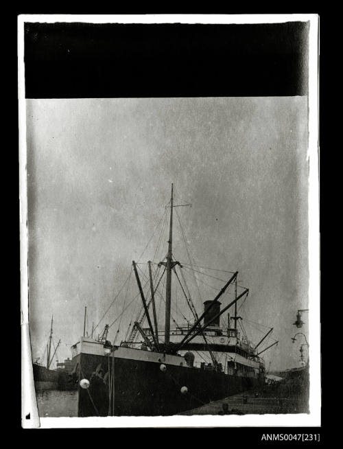 SS DIMBOOLA docked at a wharf