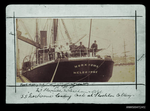 SS NORKOOWA loading coal at Stockton Colliery, Newcastle, New South Wales