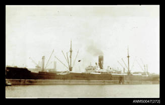 SS NORFOLK, Federal Steam Navigation Company, docked at a wharf