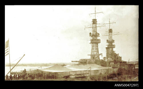 USS OKLAHOMA on its visit to Australia in 1925