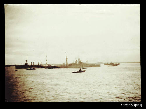 USS NEVADA and USS TRENTON visiting Australia in 1925