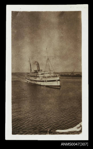 TSS KAROOLA as a WWI hospital ship