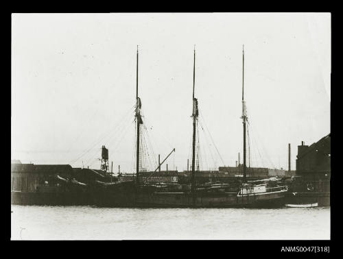 Schooner WAIMANA at a wharf