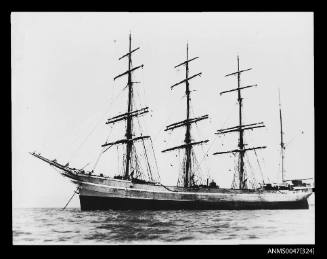 Barque LOUDON HILL at anchor