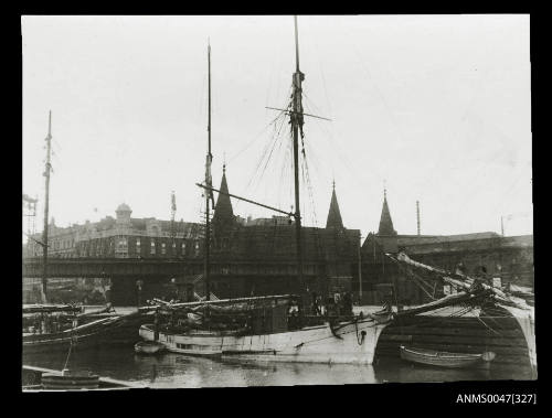 Schooner ALICE docked at Melbourne