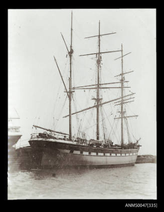 Barque LOCH LAMOND docked at a wharf