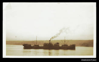 SS SUVA underway in a harbour
