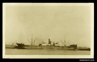 SS ASAMA MAUR, 4892 tonnes docked at wharf