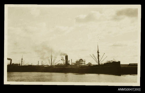 SS TREWINNARD 4694 tonnes loading or discharing cargo at a wharf