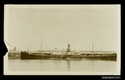 View of SS TREKIEVE docked at a wharf