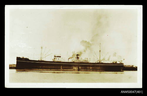 View of SS TAIWAN docked at a wharf