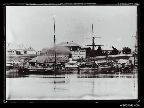 SS GOVERNOR BLACKALL, 487 tonnes docked at a river port