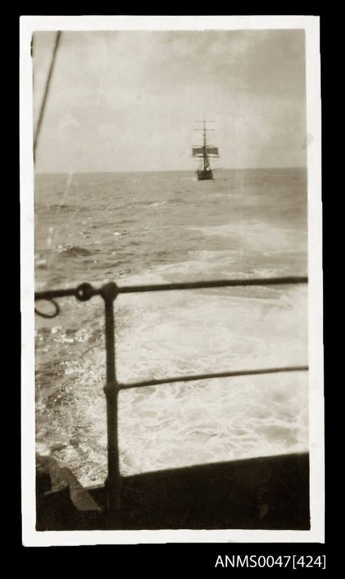 Towing the SV GARTHFORCE Indian Ocean 1000 miles off Port Natal Jan 1922