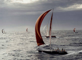 CHALLENGE III off New Wouth Wales coast, Sydney-Hobart 1985 yacht race