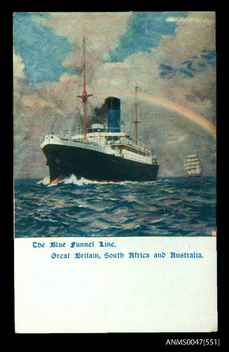 The Blue Funnel Line, Great Britain, South Africa and Australia