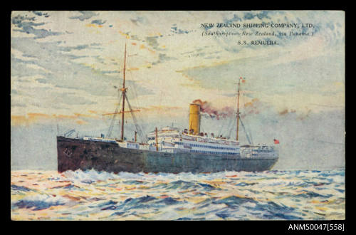 New Zealand Shipping Company Ltd (Southampton - New Zealand, via Panama) SS REMUERA