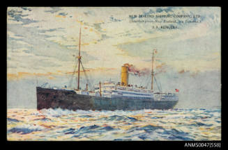 New Zealand Shipping Company Ltd (Southampton - New Zealand, via Panama) SS REMUERA