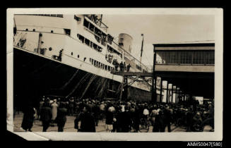 Passenger ship at wharf