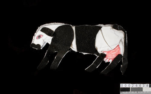 Handmade cow by Gina Sinozich