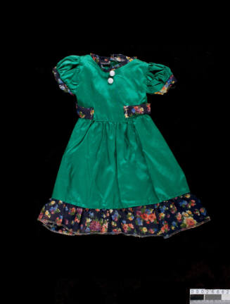 Miniature green dress