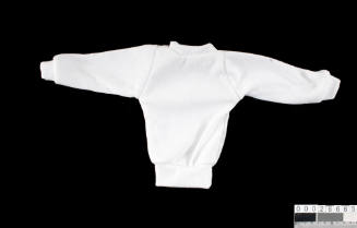 Miniature school uniform blouse made by Gina Sinozich