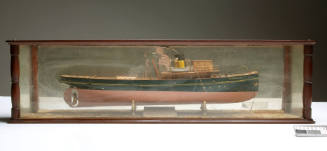 Half model of the tug THERESA WARD