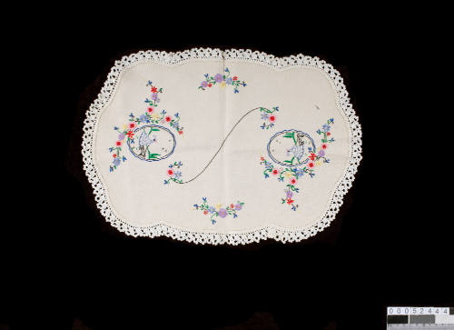 Embroidered doily made by Anu Mihkelson