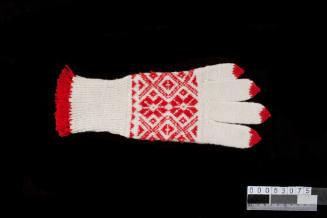 Men's knitted glove