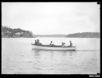 Pleasure launch on the water