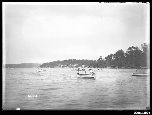 Small craft at play on the water