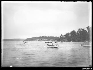 Small craft at play on the water