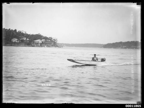 Speedboat ONEROWN on the water