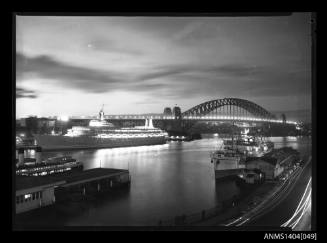 SS CANBERRA and TSMV BULOLO at Circular Quay, Sydney