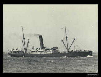 SS ZEALANDIA [I] cargo ship under way at sea