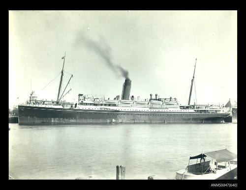 TSS KAROOLA berthed at a wharf