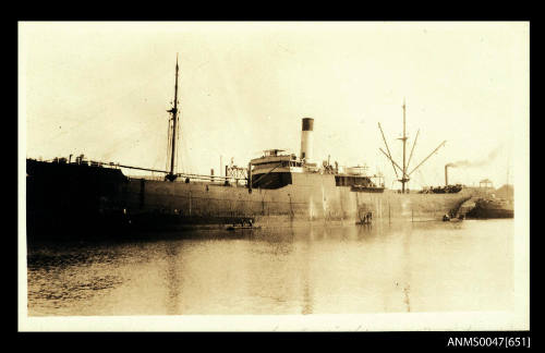 SS SAROS berthed at wharf