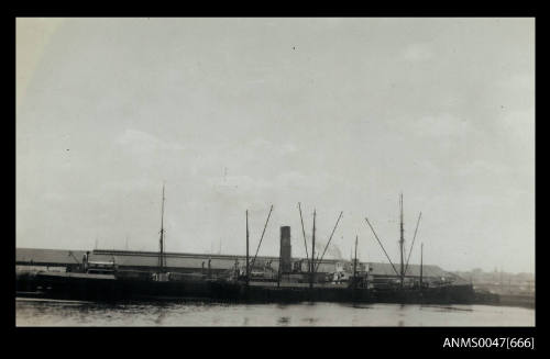 SS LAGUNA cargo ship berthed at wharf on port side