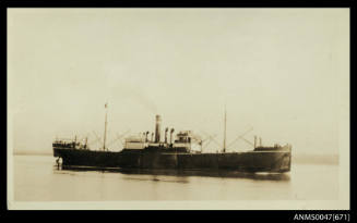 SS MARANOA under way at sea