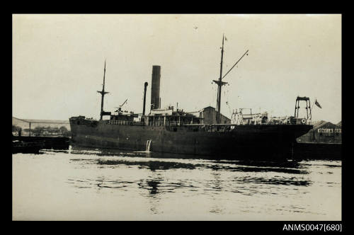 Cargo ship SS KOOYONG berthed at wharf