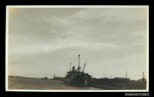 King Line SS KING ALFRED berthed at wharf